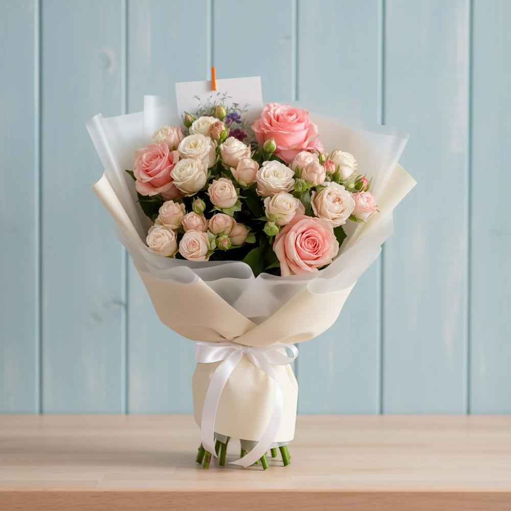 Букет голос любви в Березанской Букет цветов из: Розы в Березанской