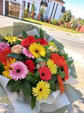 Букет цветов из:  Герберы #REPLACE_PRED# Березанской