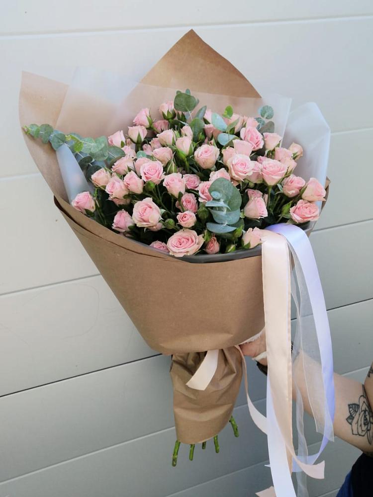 Букет Нежное касание в Березанской Букет цветов из: Розы в Березанской